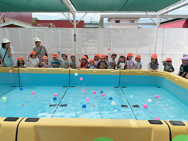 6月プール開き