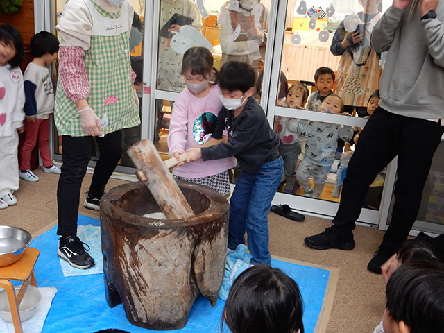 12月お餅つき