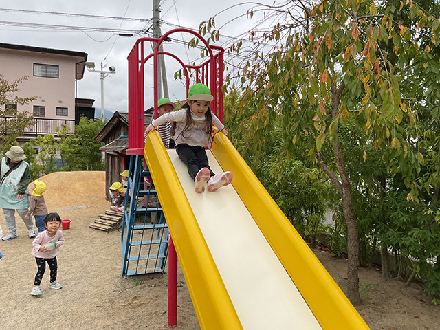 5園庭での自由あそび